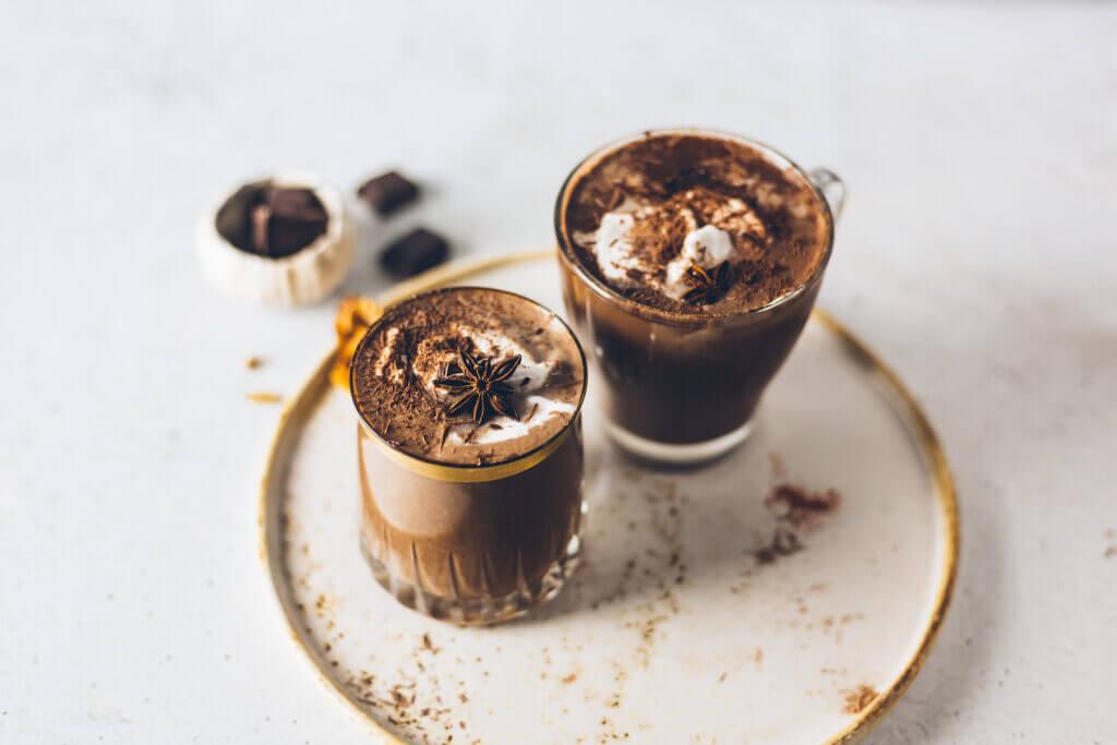 Mushroom hot chocolate