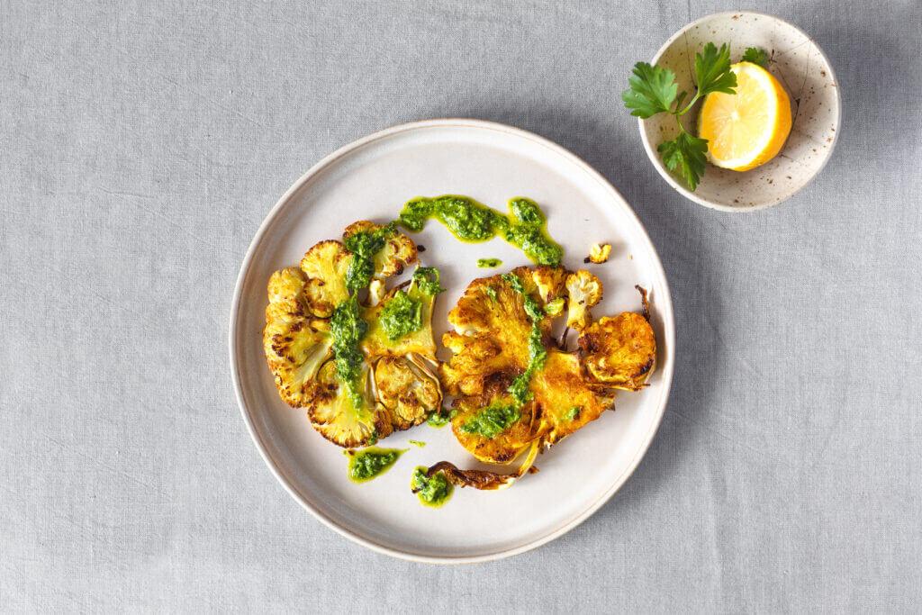 roasted cauliflower steaks