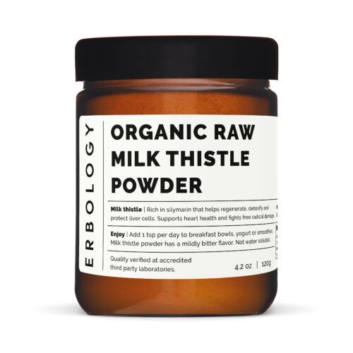 Raw Organic Milk Thistle Powder