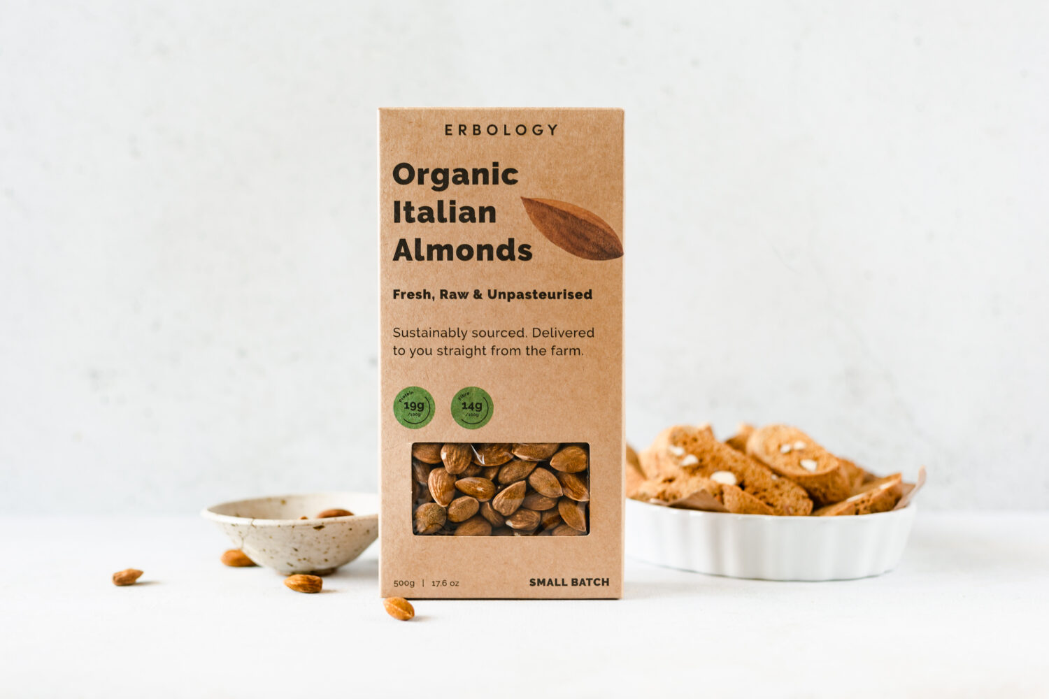 Organic Raw Italian Almonds