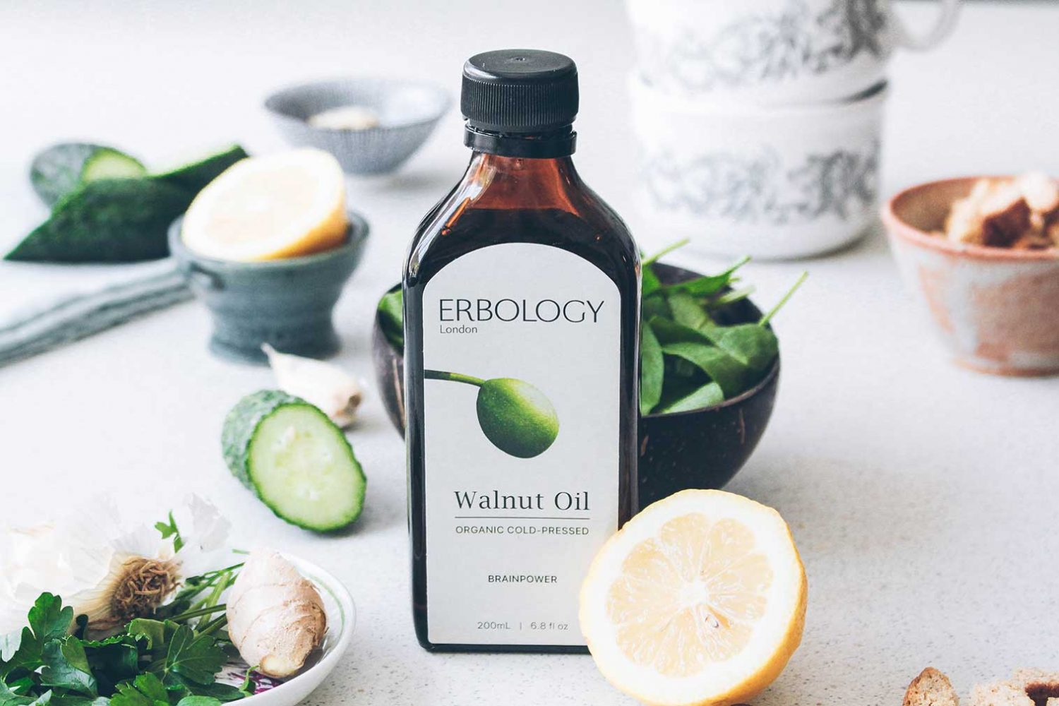 Organic Walnut Oil Coldpressed and Nutrientrich Erbology