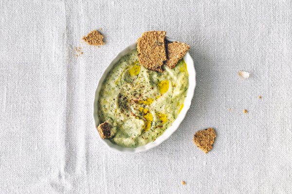 Chilled courgette dip recipe