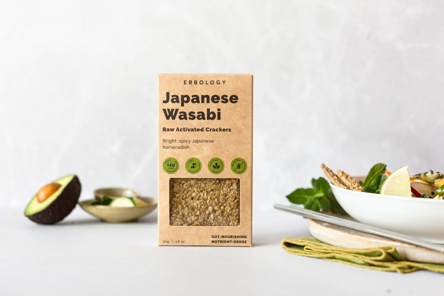 Organic Japanese Wasabi Crackers