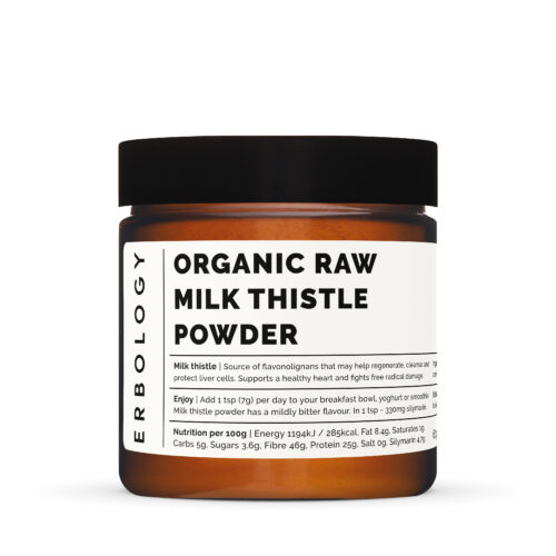 Raw Organic Milk Thistle Powder